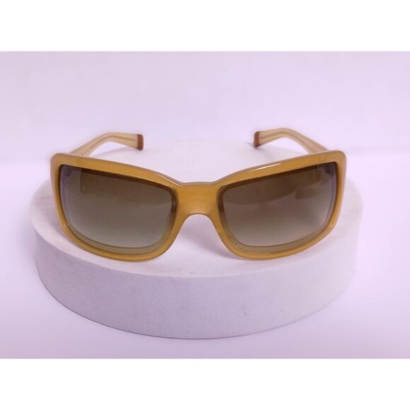 DKNY DY4002 3028/13 62-16-120 Honey with Brown Fade Lens Wrap Sunglasses - Picture 3 of 13